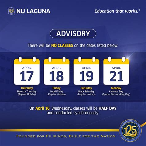 calamba holiday|Aquino declares April 21 special nonworking day in Calamba.